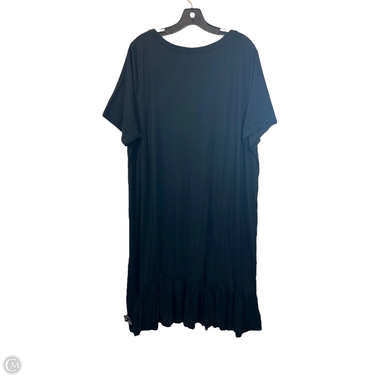 Dress Casual Midi By Catherines In Black & White, Size: 2x