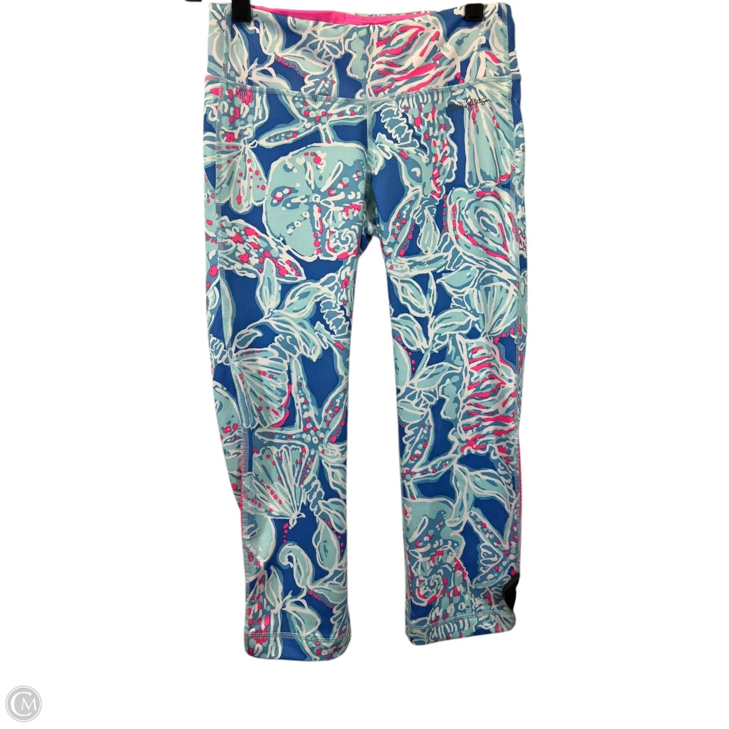 Athletic Leggings By Lilly Pulitzer In Blue & Pink, Size: S