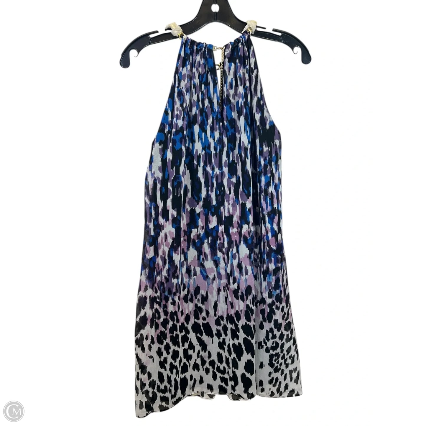 Dress Casual Midi By Muse In Blue & Purple, Size: Sp