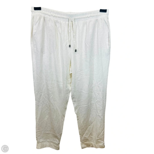 Pants Lounge By Cable And Gauge In Cream, Size: Xl