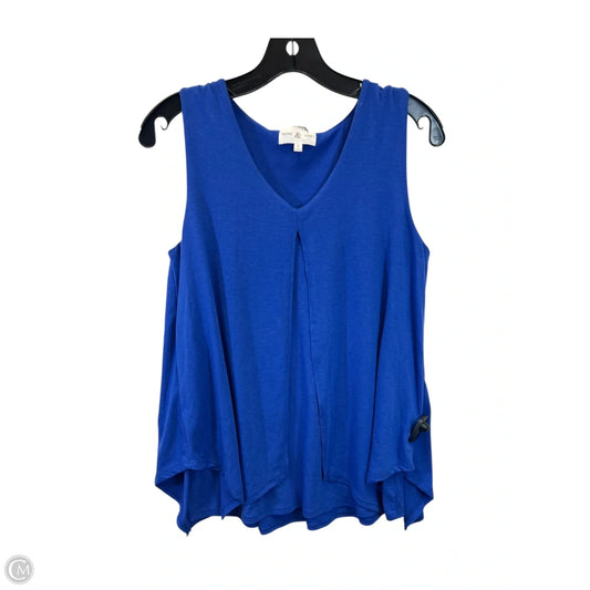 Top Sleeveless By Thyme And Honey In Blue, Size: S