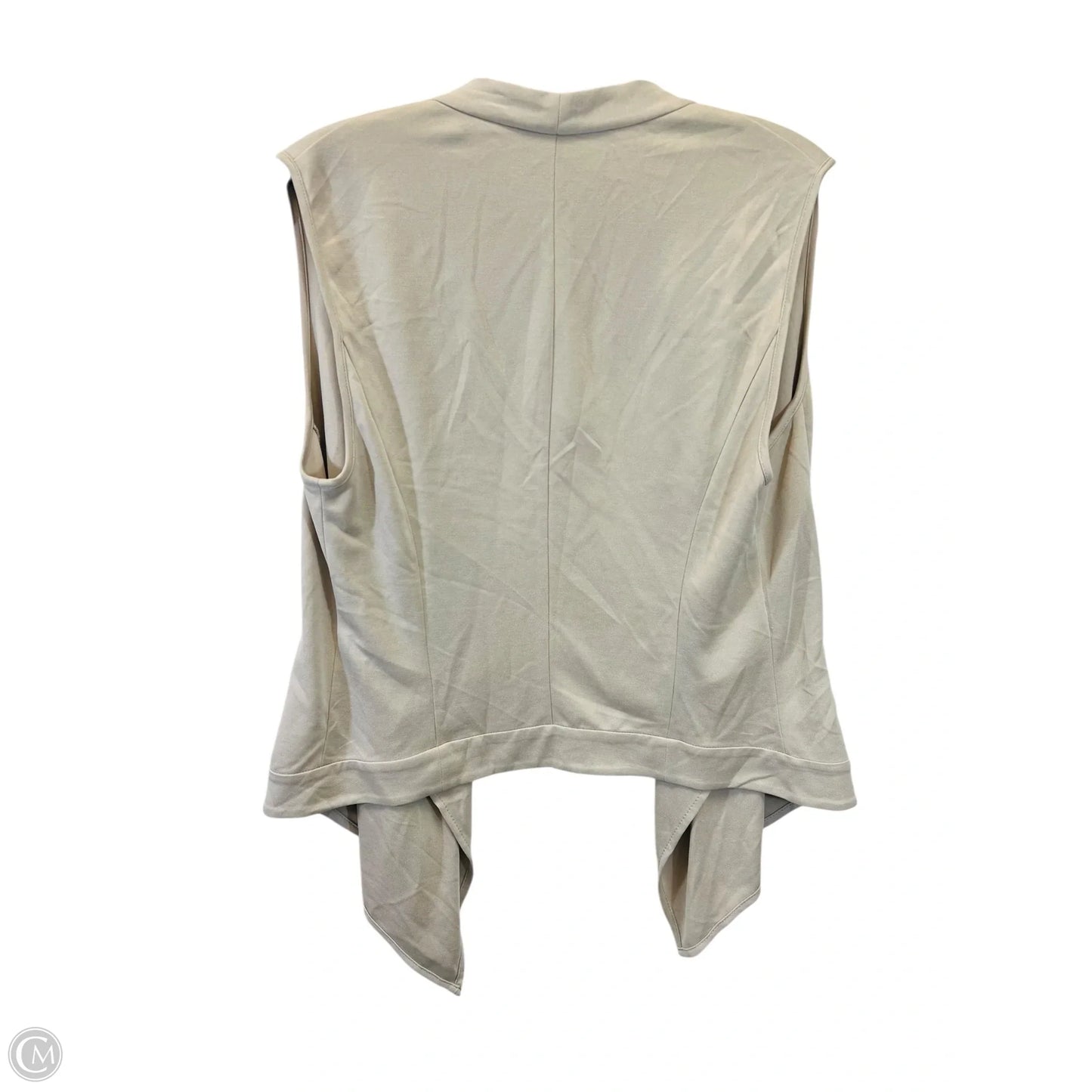 Vest Designer By Bcbgmaxazria In Tan, Size: Xs