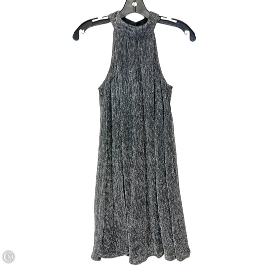 Dress Party Midi By Nine West Apparel In Grey & Silver, Size: S