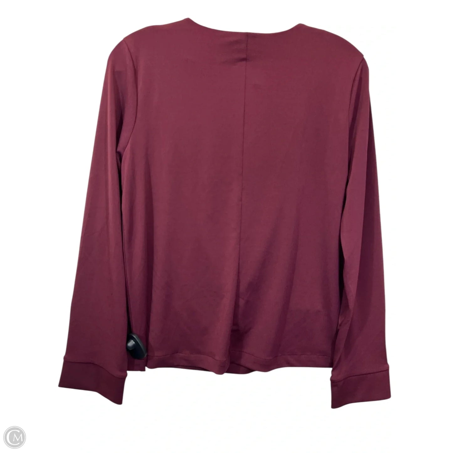 Top Long Sleeve By Banana Republic In Red, Size: M