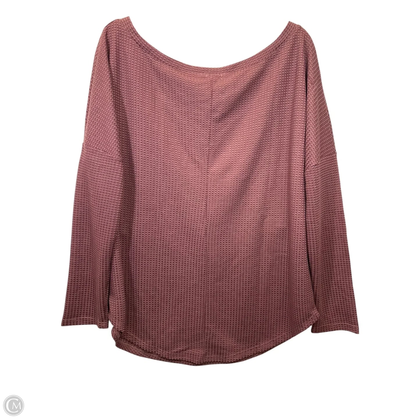 Top Long Sleeve By Lucky Mare In Pink, Size: Xxl