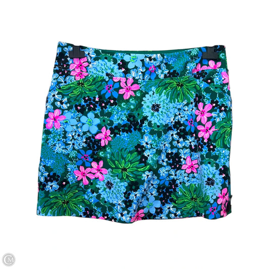 Athletic Skort By Lilly Pulitzer In Blue & Green, Size: 14