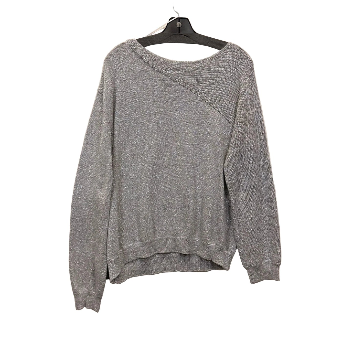 Sweater By Vince Camuto In Silver, Size: Xl