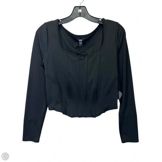 Top Long Sleeve By Express In Black, Size: M