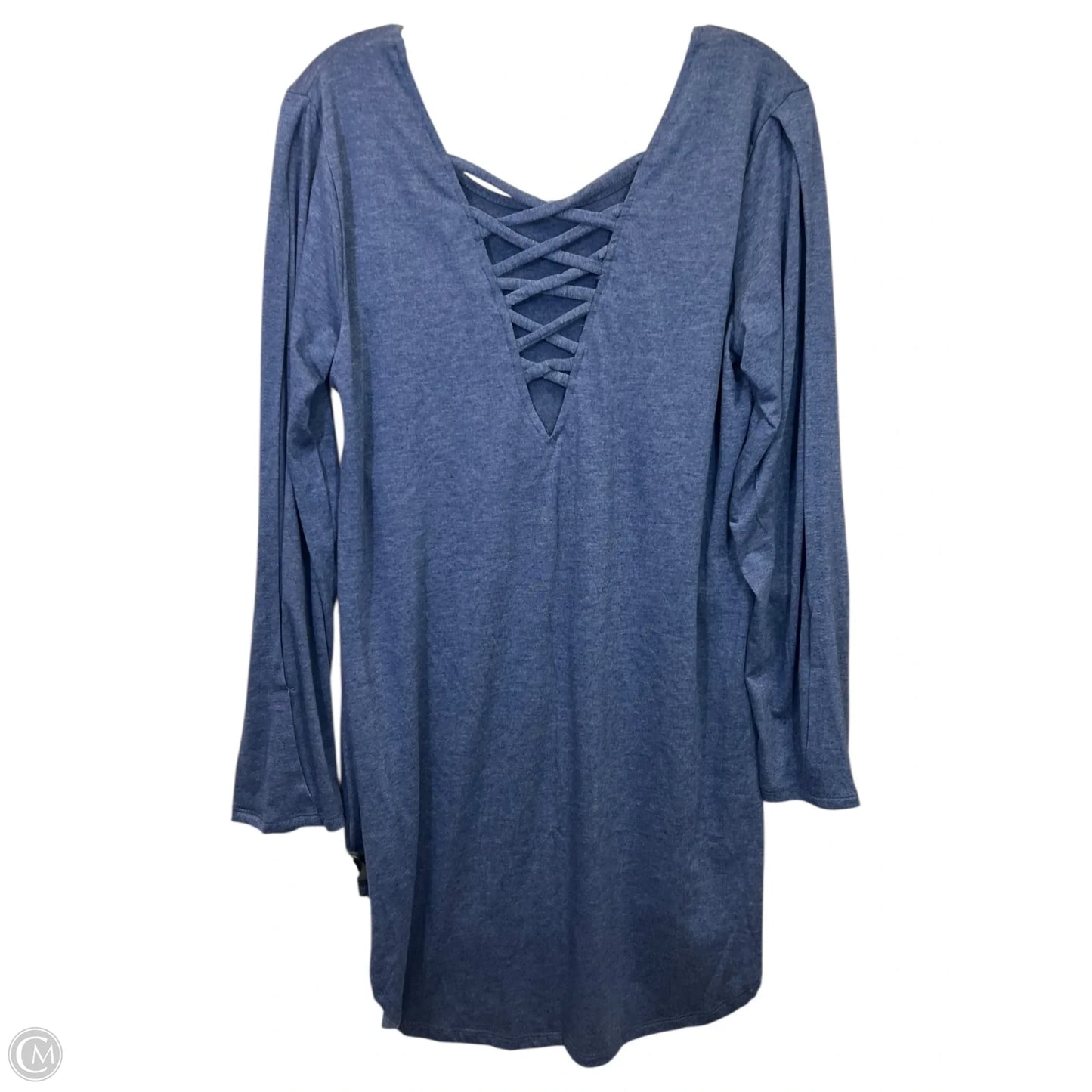 Swimwear Cover-up By Balance Collection In Blue, Size: L