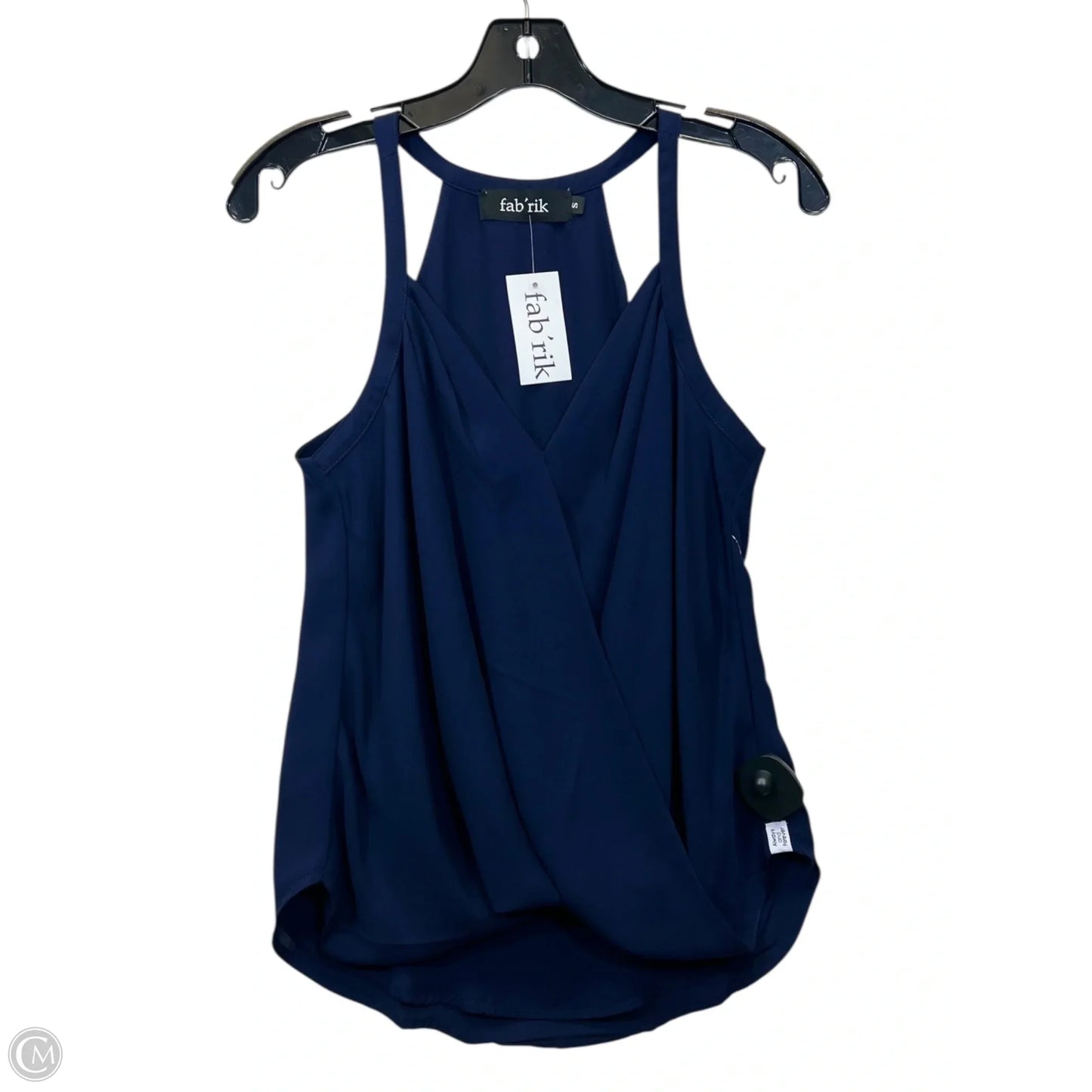 Top Sleeveless By Fabrik In Navy, Size: S