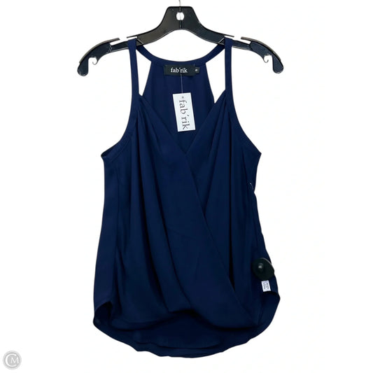Top Sleeveless By Fabrik In Navy, Size: S