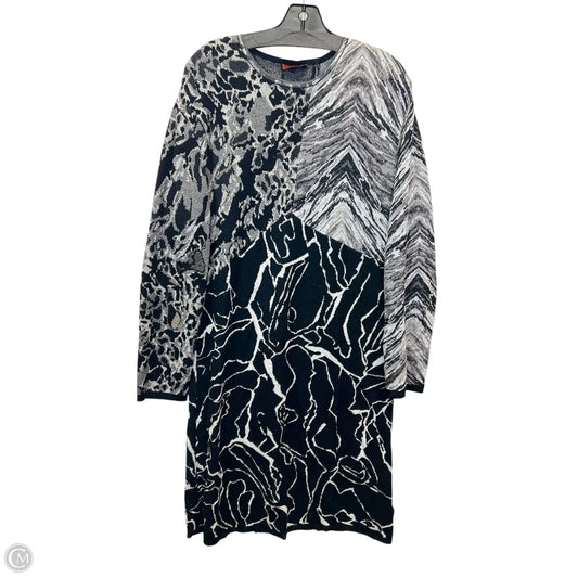 Dress Designer By Missoni In Black & Grey, Size: Xl
