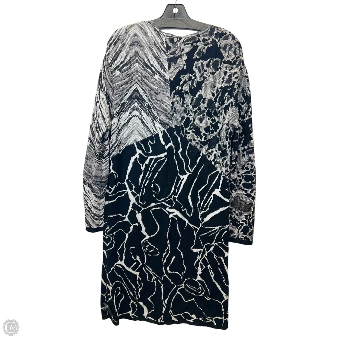 Dress Designer By Missoni In Black & Grey, Size: Xl