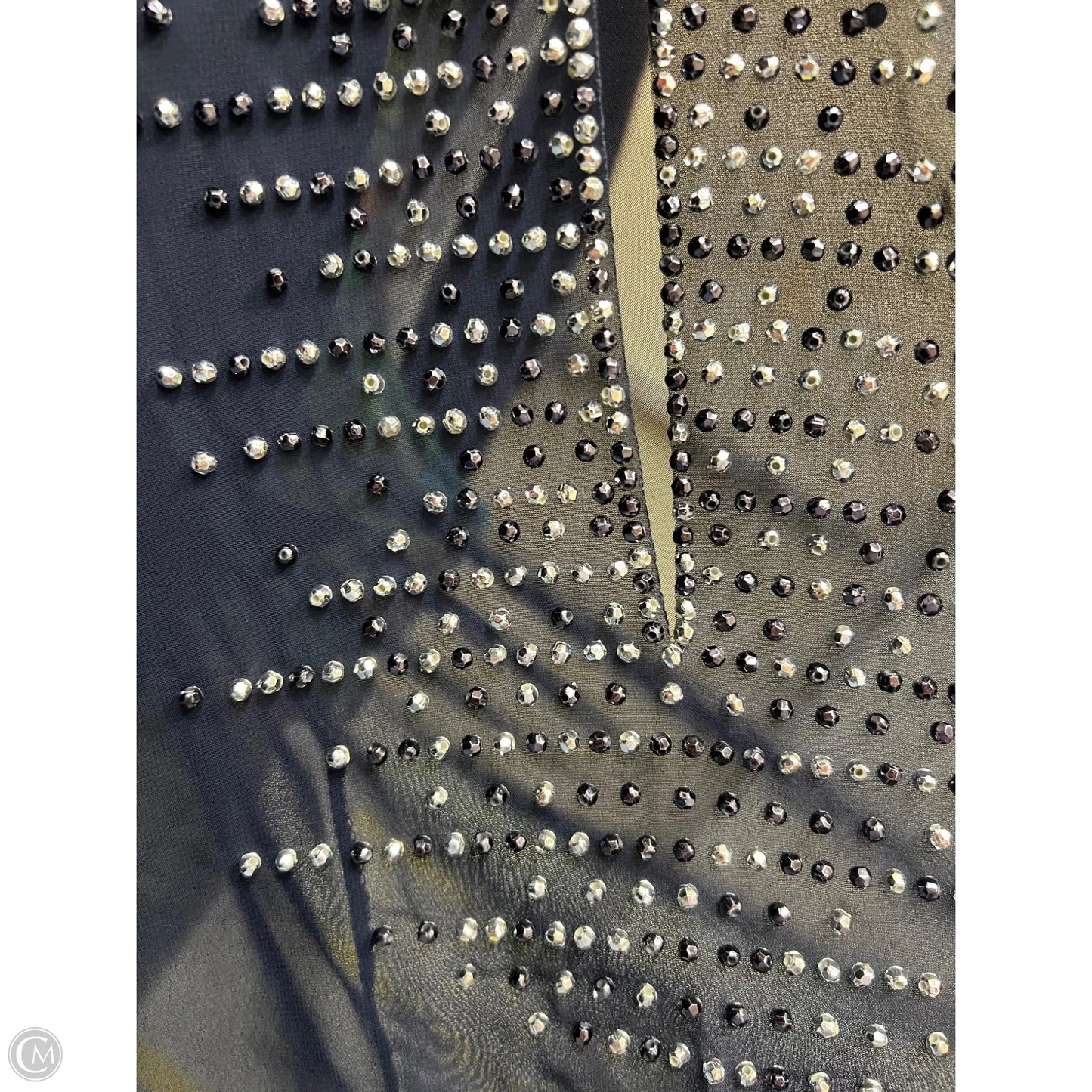 Dress Party Midi By Msk In Blue & Silver, Size: Xl