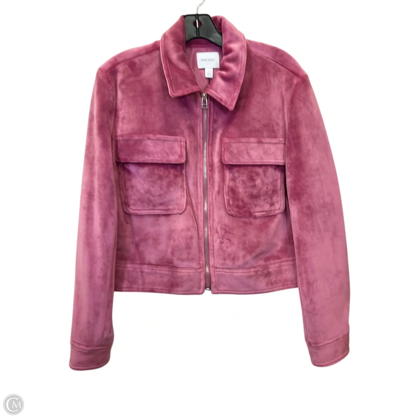 Velvet Jacket Other By Nine West Apparel In Pink, Size: L