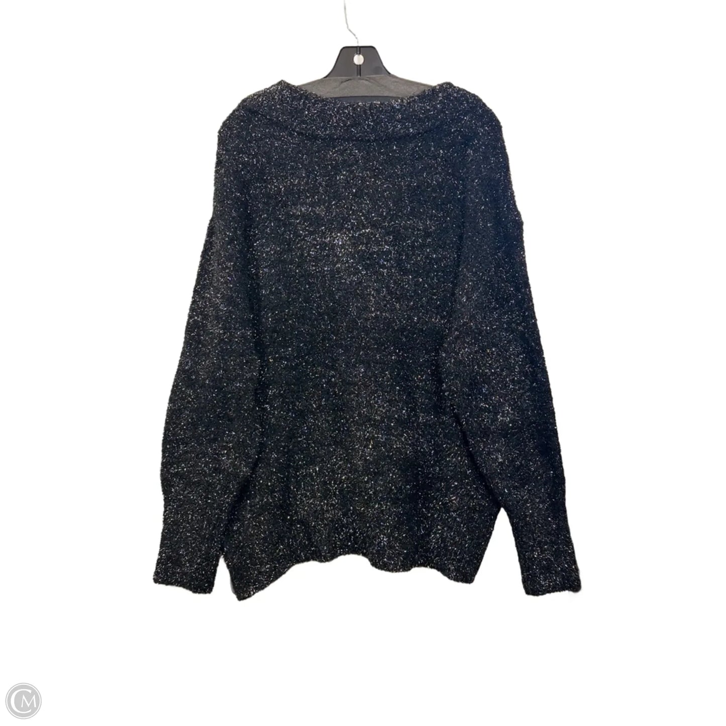 Sweater By Ava & Viv In Black & Silver, Size: 0x