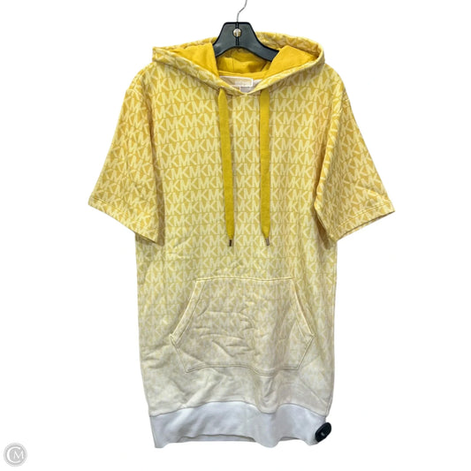Dress Casual Midi By Michael By Michael Kors In Yellow, Size: Xs