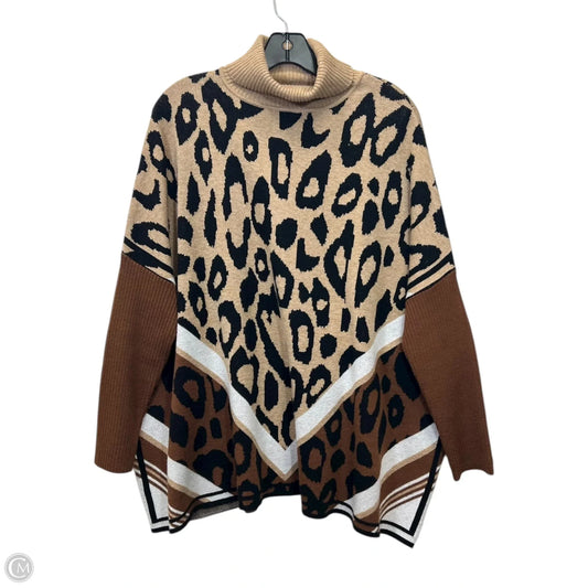 Sweater By Joseph A. In Animal Print, Size: S