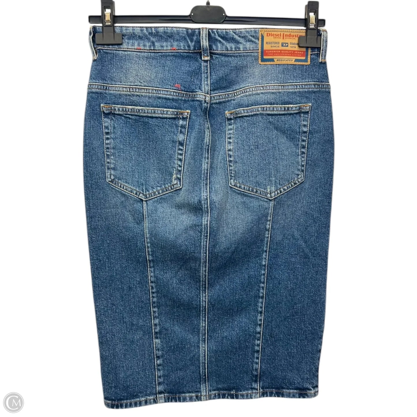 Skirt Maxi By Inc In Blue Denim, Size: Xs