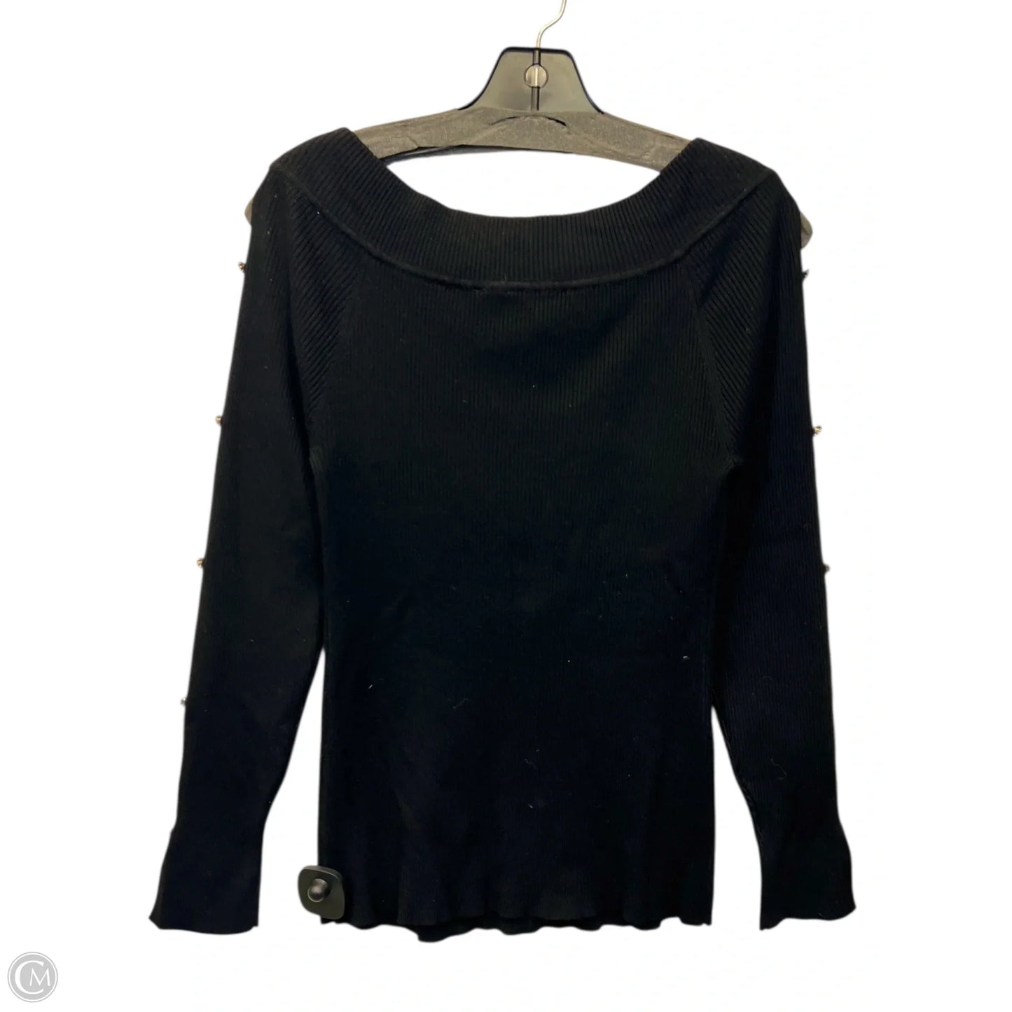 Sweater By White House Black Market In Black & Silver, Size: M