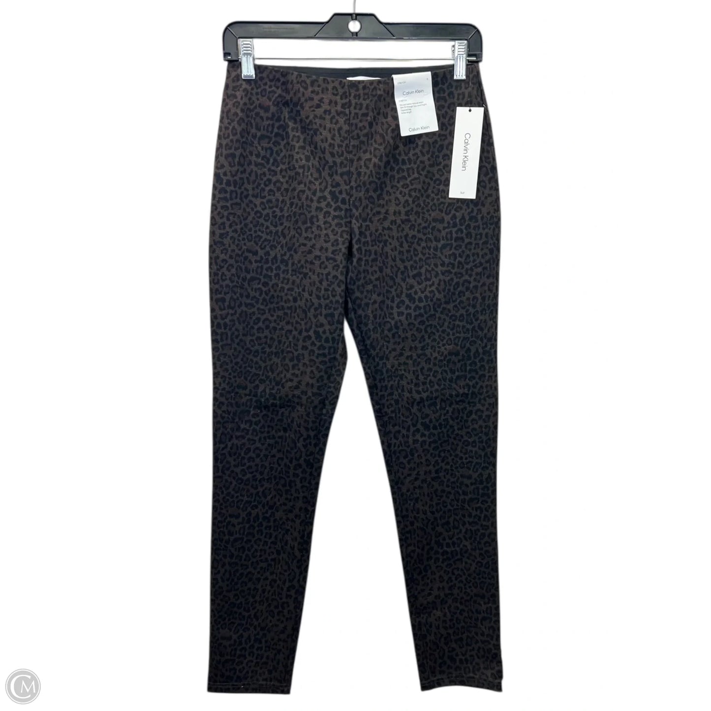 Pants Leggings By Calvin Klein In Animal Print, Size: 6
