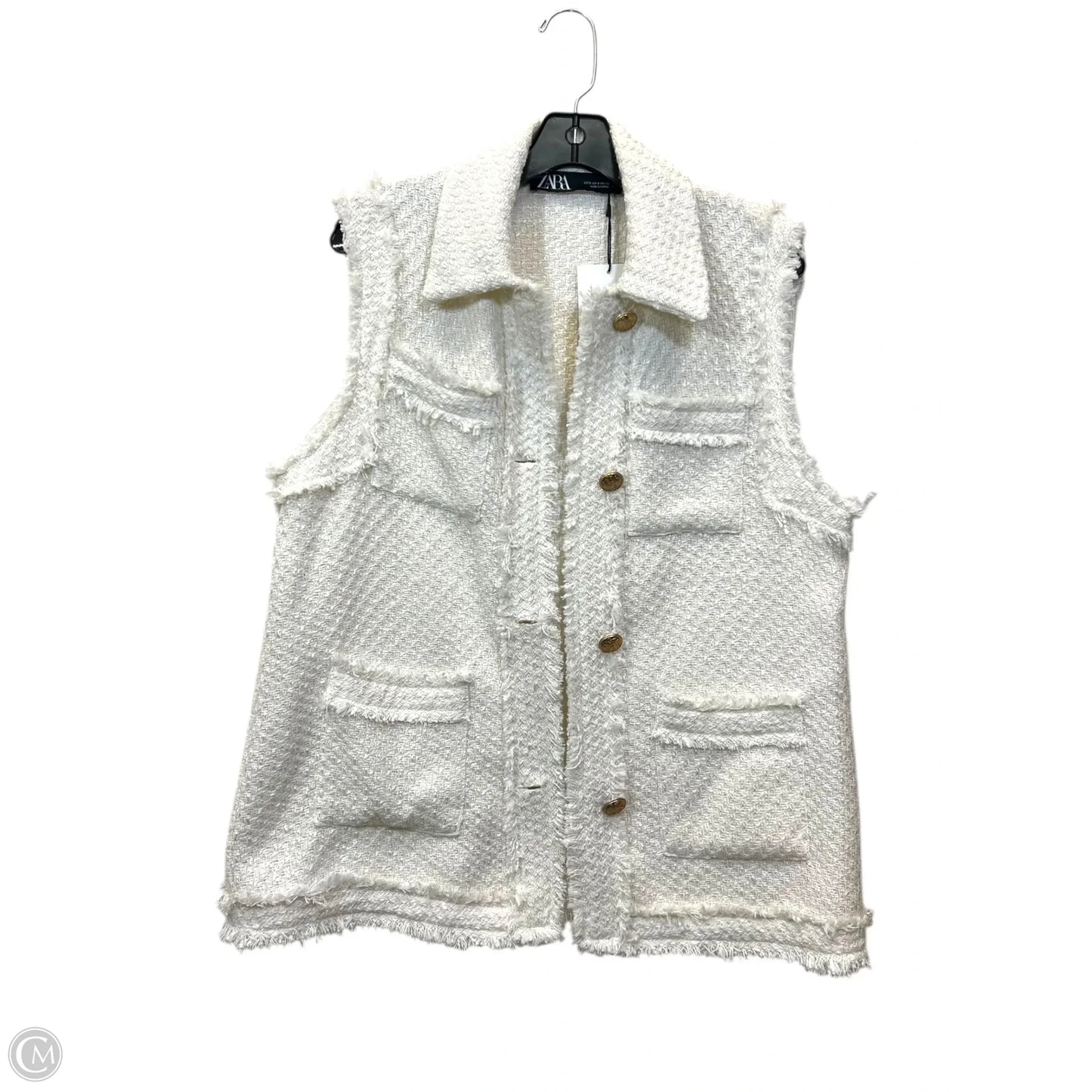 Vest Other By Zara In Cream, Size: S