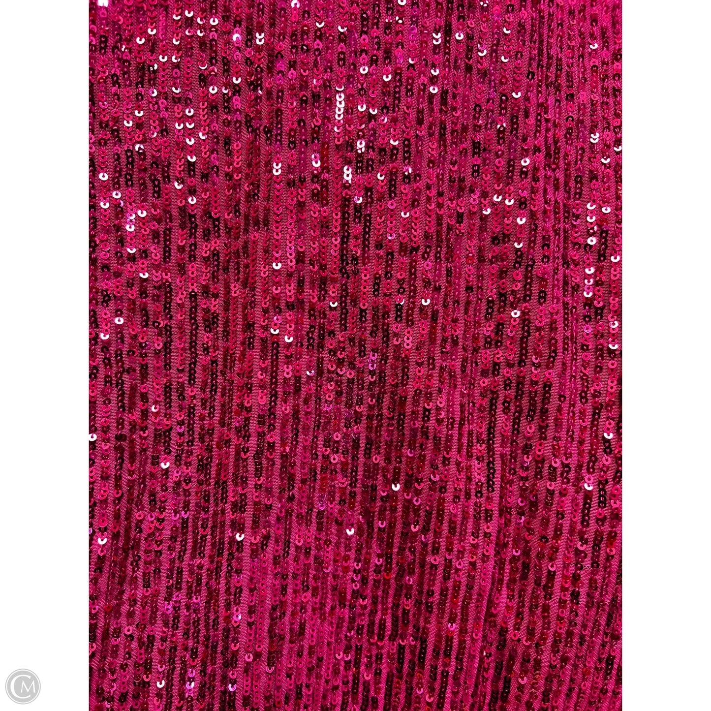 Top Short Sleeve By Cece In Pink, Size: M