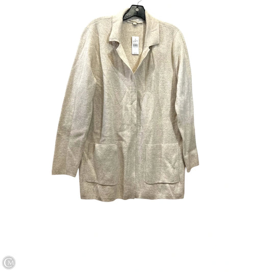 Cardigan By Loft In Tan, Size: L