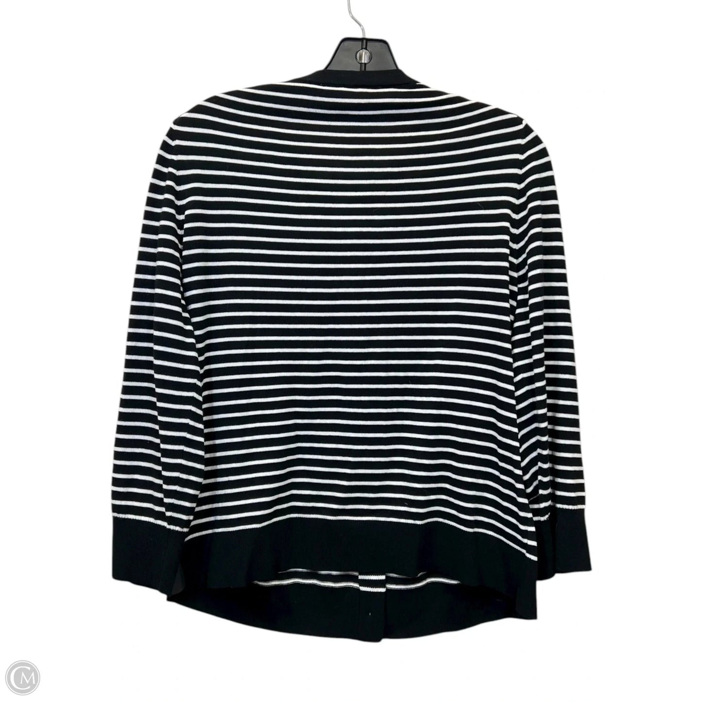 Cardigan By Loft In Black & White, Size: L