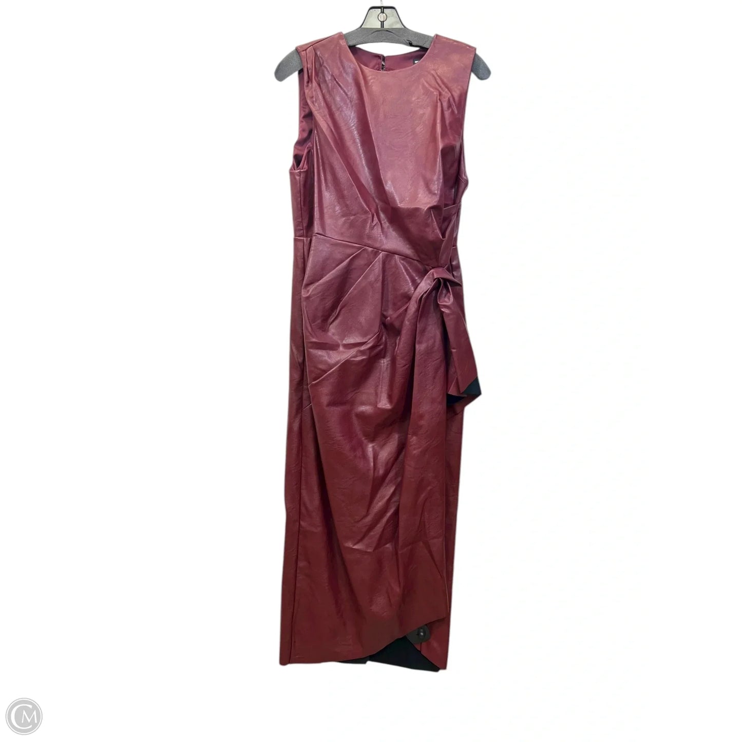 Dress Casual Maxi By Asos In Maroon, Size: M