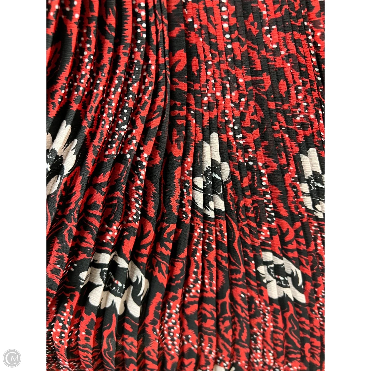 Skirt Designer By Ted Baker In Black & Red, Size: 10