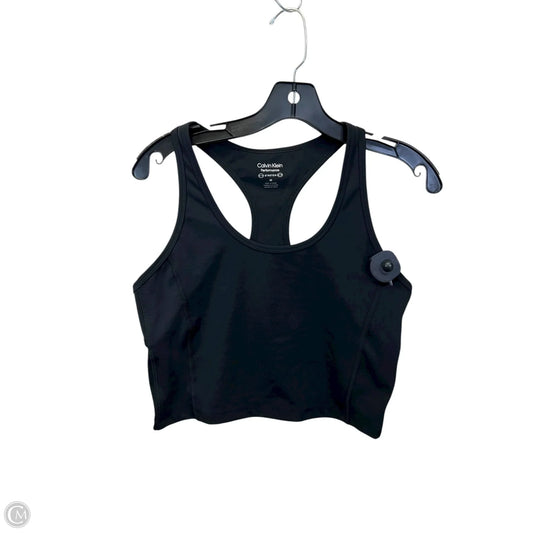 Athletic Bra By Calvin Klein Performance In Black, Size: M