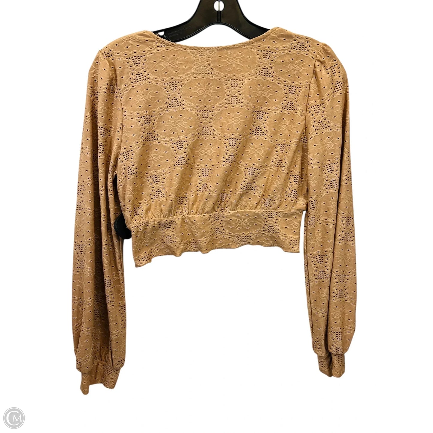 Top Long Sleeve By Urban Romantics In Brown, Size: S