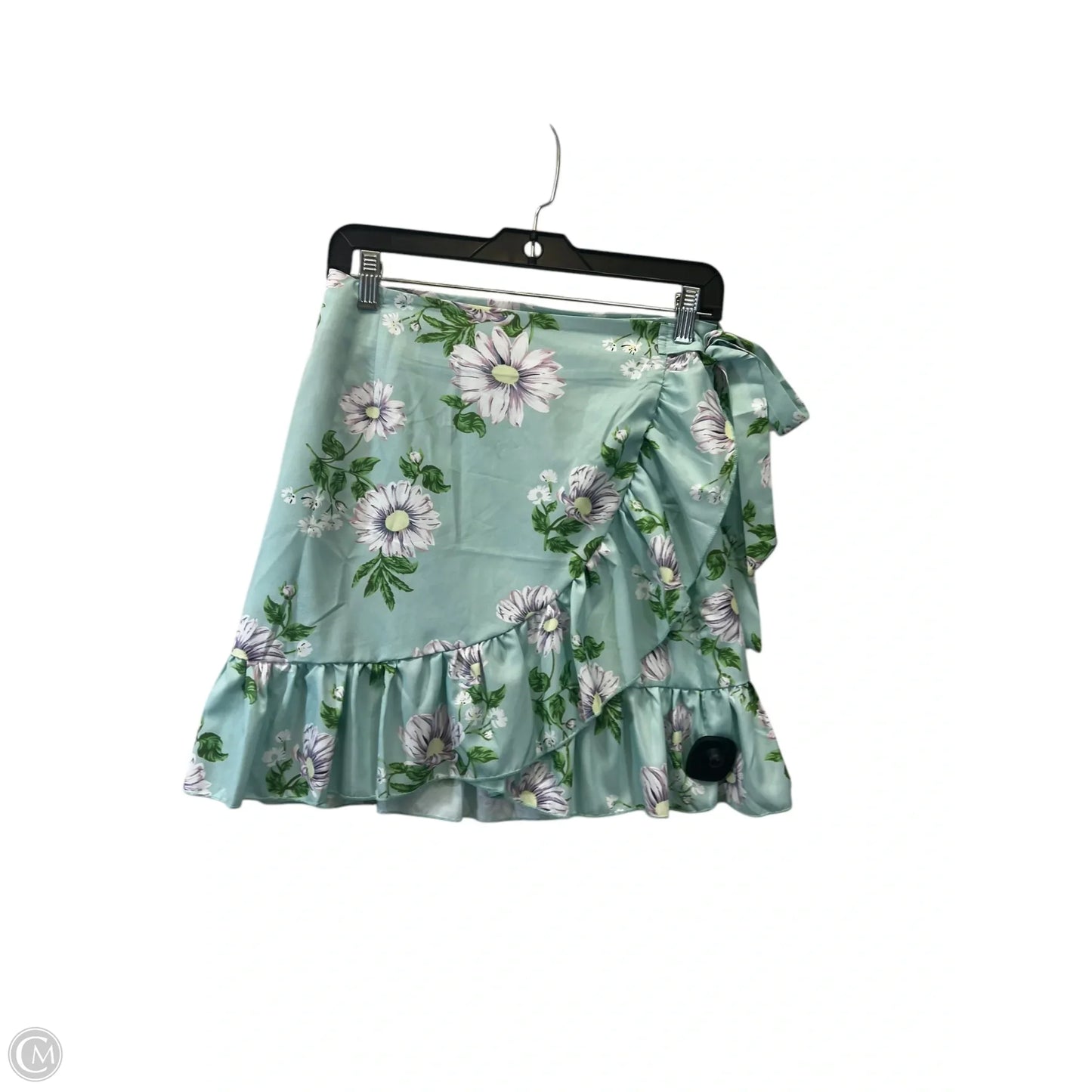 Swimwear Cover-up By Shein In Blue & Green, Size: M