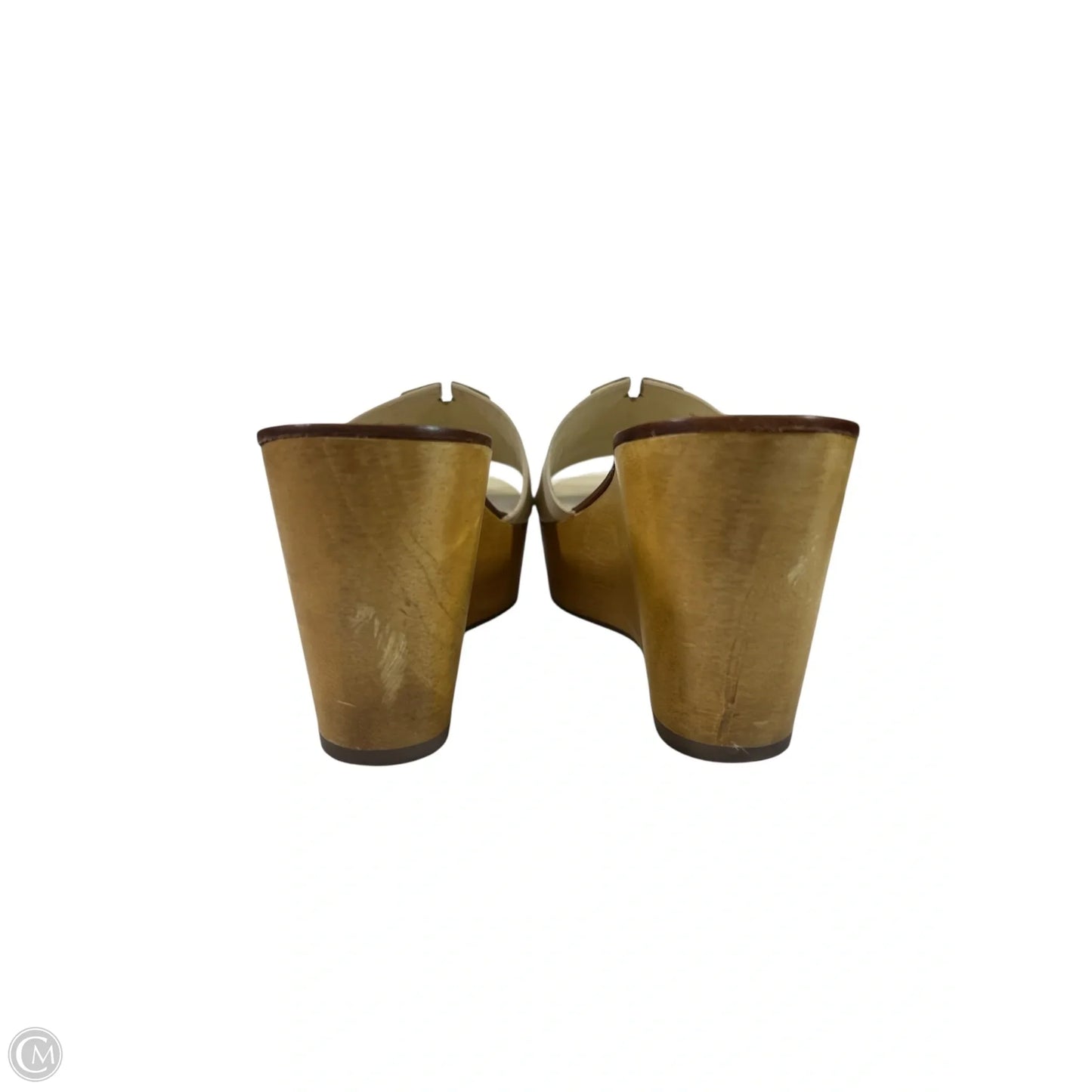 Sandals Designer By Tory Burch In Beige, Size: 9.5