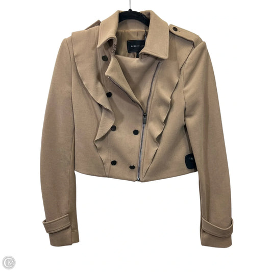 Jacket Designer By Bcbgmaxazria In Tan, Size: S