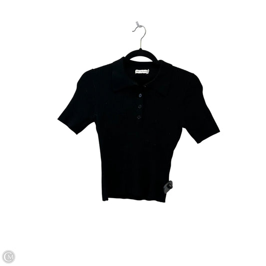 Top Short Sleeve Designer By Avec Les Filles In Black, Size: S