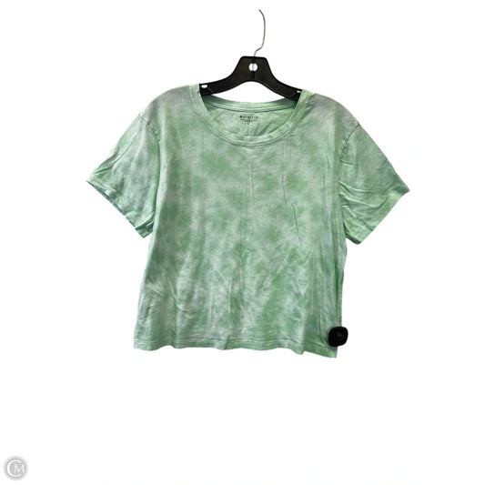 Athletic Top Short Sleeve By Athleta In Tie Dye Print, Size: L