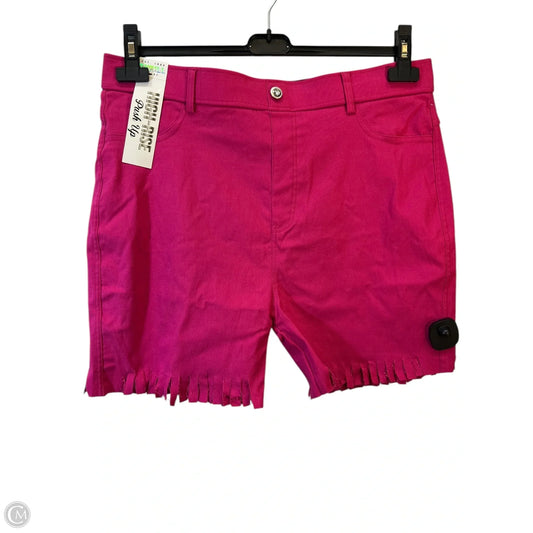 Shorts By Thrill Jeans In Pink, Size: 3x
