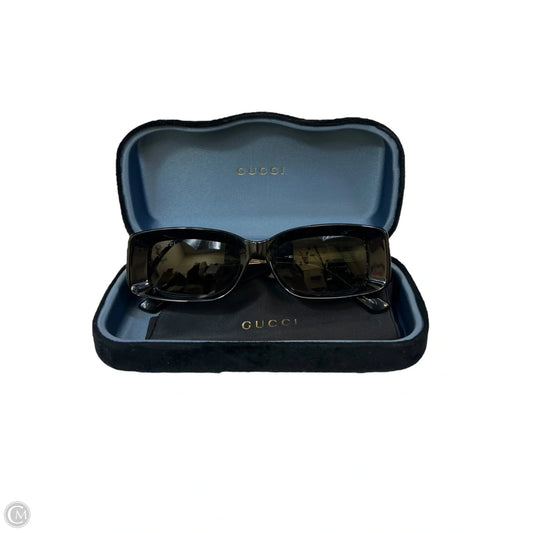 Sunglasses Luxury Designer By Gucci, Size: Large