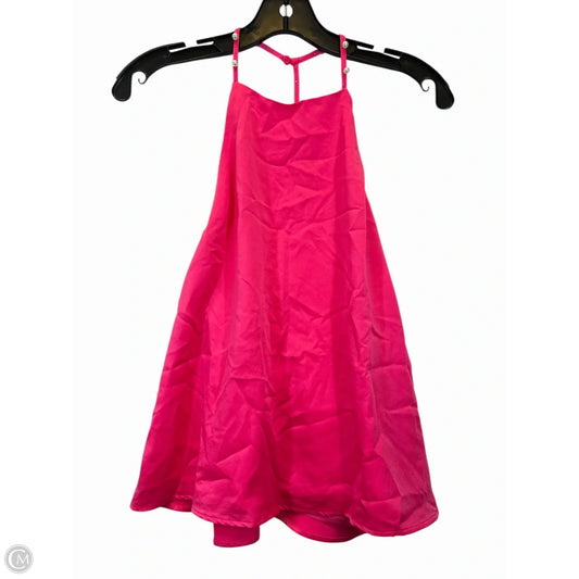Top Sleeveless By Do + Be In Pink, Size: L
