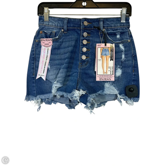 Shorts By Enjean In Blue Denim, Size: M