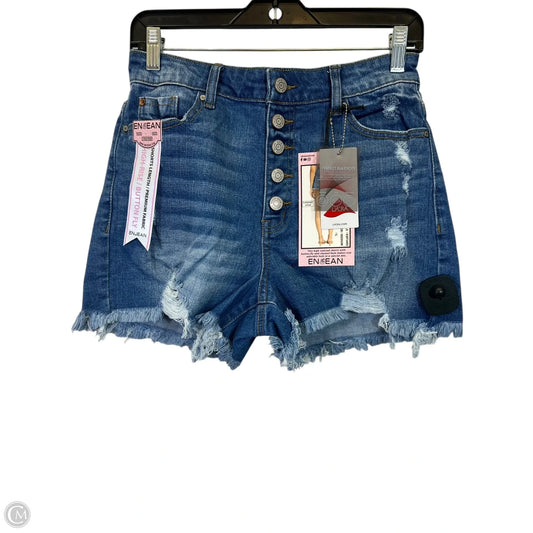 Shorts By Enjean In Blue Denim, Size: L
