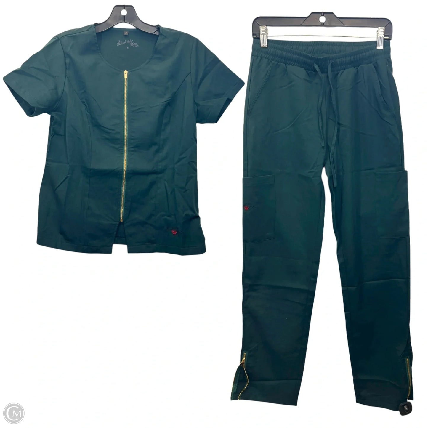 Pants Set 2pc By Danni Monet’s In Green, Size: S