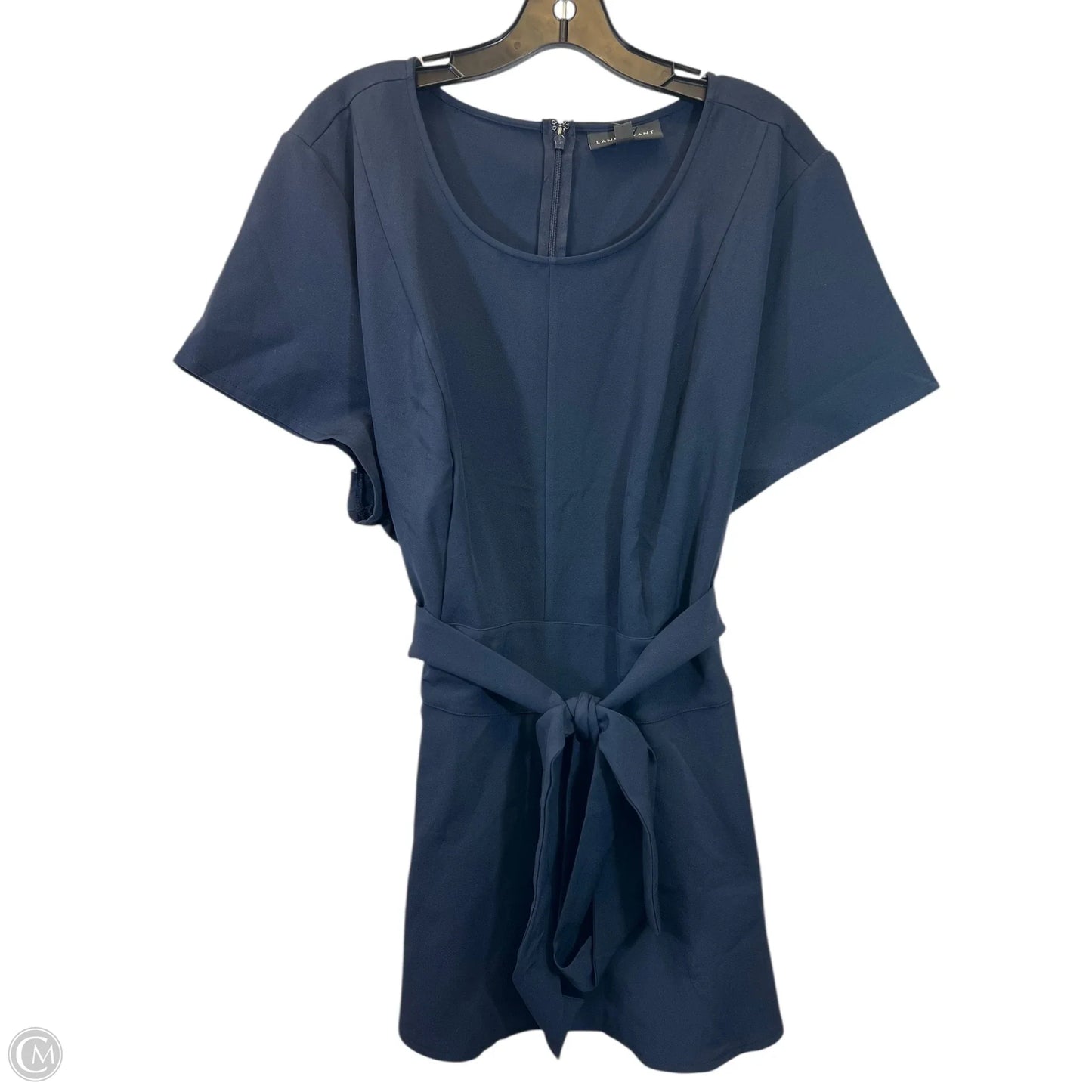 Top Short Sleeve By Lane Bryant In Navy, Size: 3x