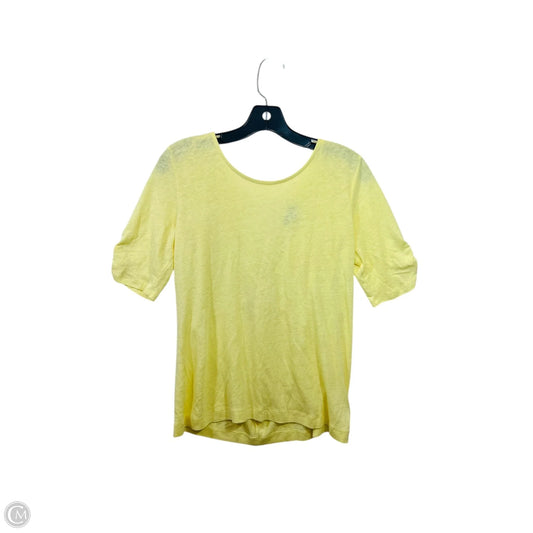 Top Short Sleeve By 1.state In Yellow, Size: M