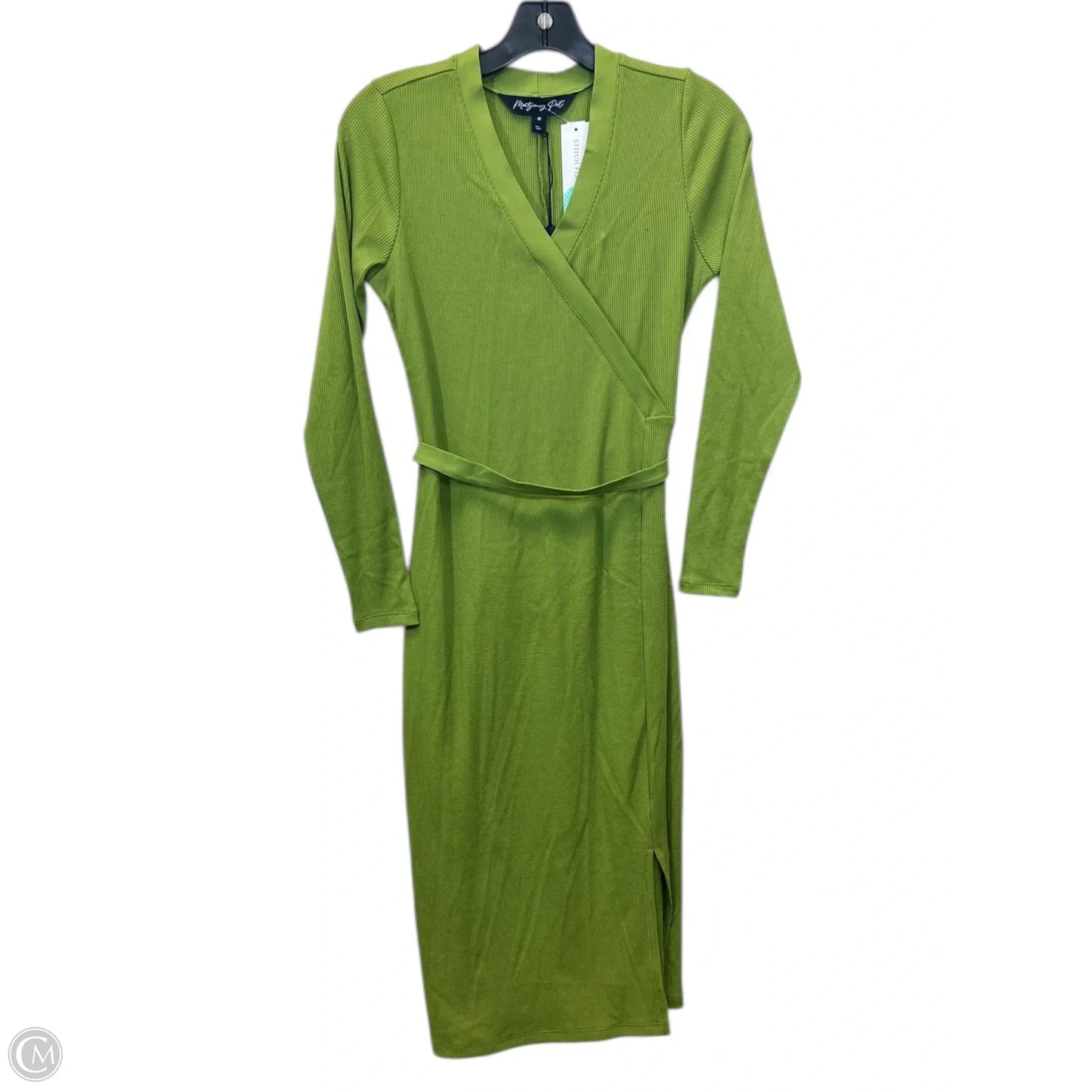 Dress Casual Midi By Montgomery Post In Green, Size: M