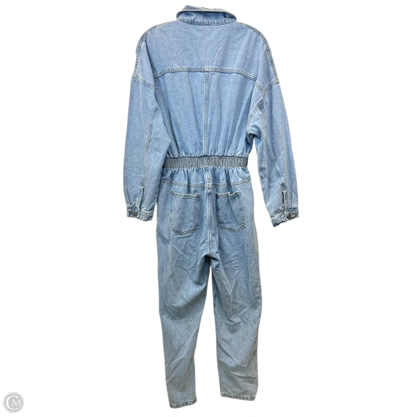 Jumpsuit By 12th Tribe In Blue Denim, Size: S