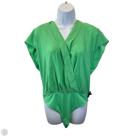 Bodysuit By Express In Green, Size: L