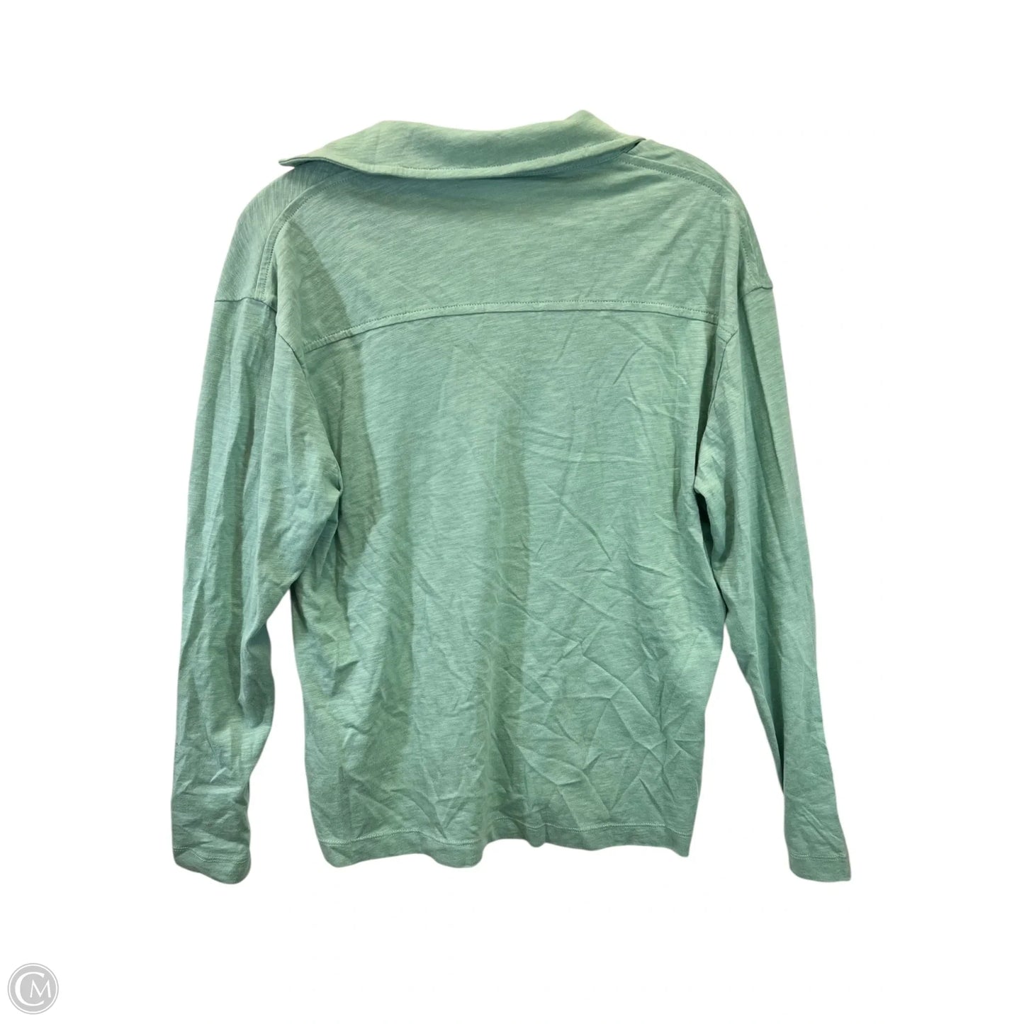 Top Long Sleeve By Vineyard Vines In Green, Size: Xs
